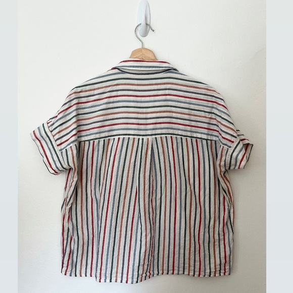 Madewell Park Popover Shirt - S - Picture 2 of 5